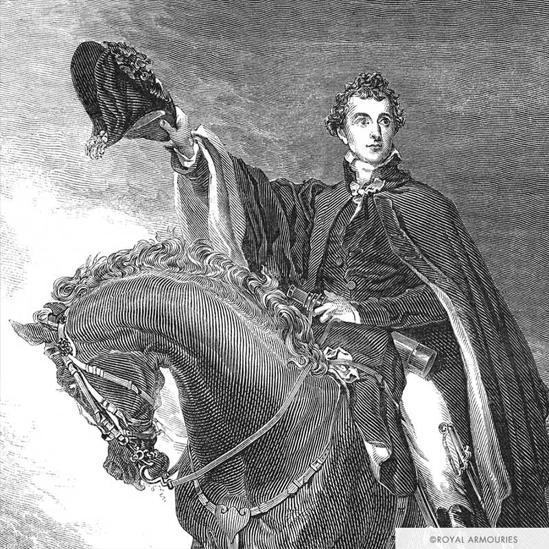 Arthur Wellesley on horseback