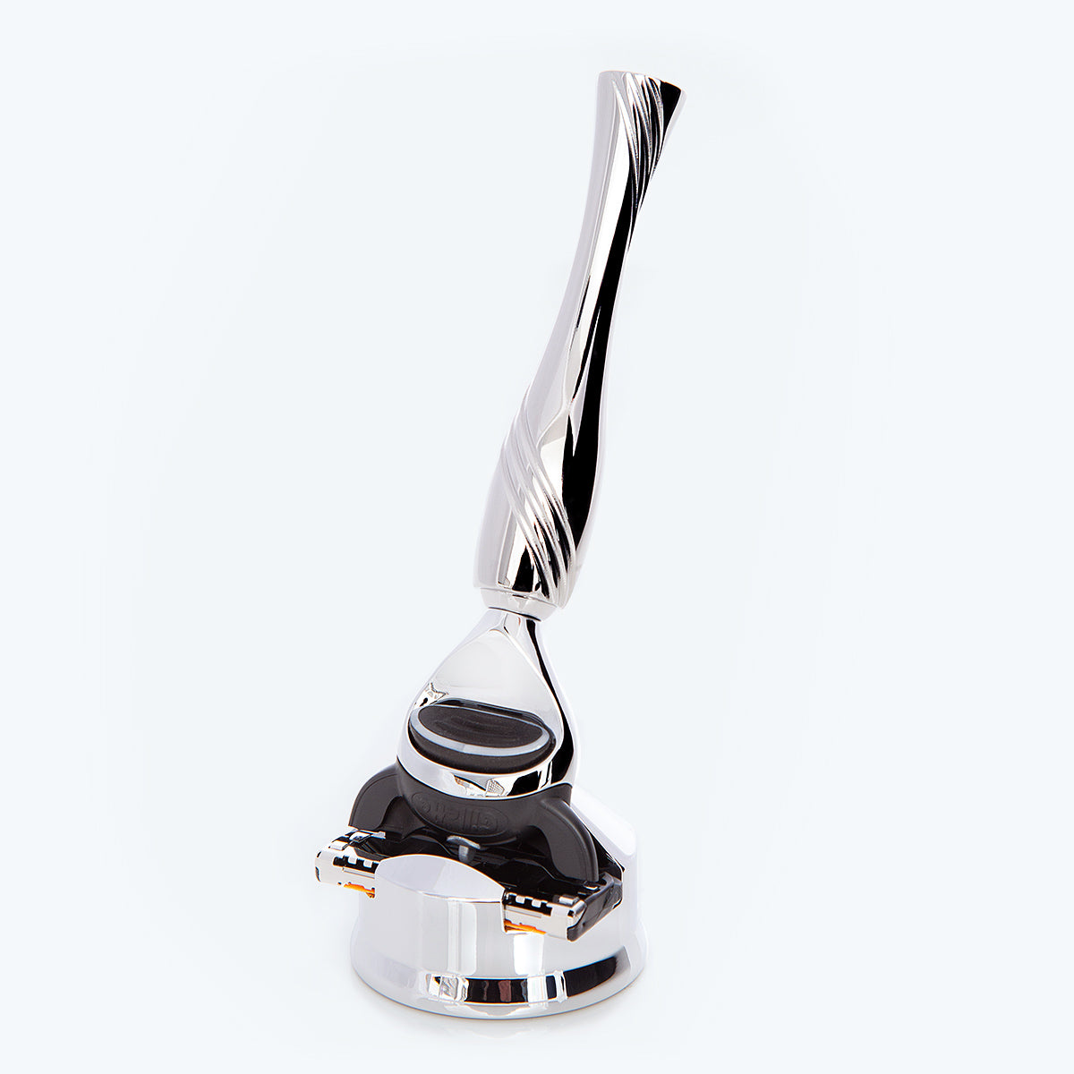Apsley Field Marshal Fusion 5-blade razor in razor stand