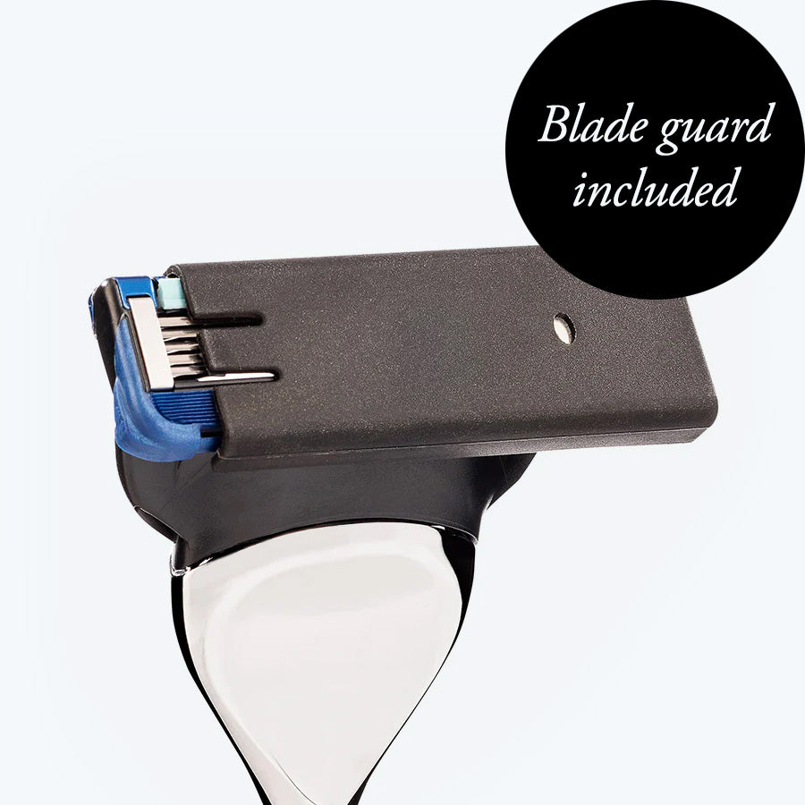 Fusion razor blade guard