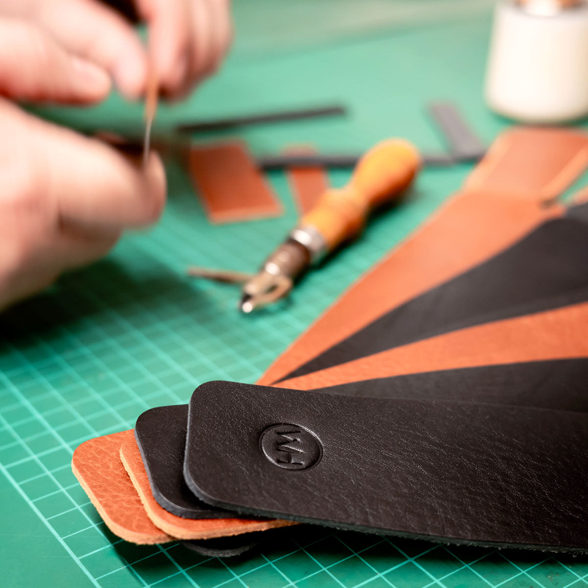 hand crafted leather accessories