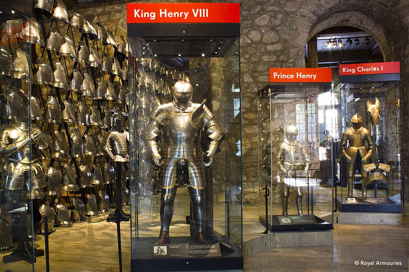 Royal armoury in the Tower of London
