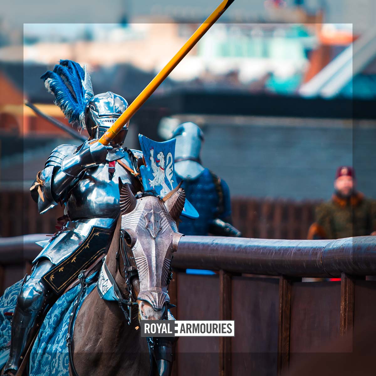 jousting at the Royal Armouries Museum