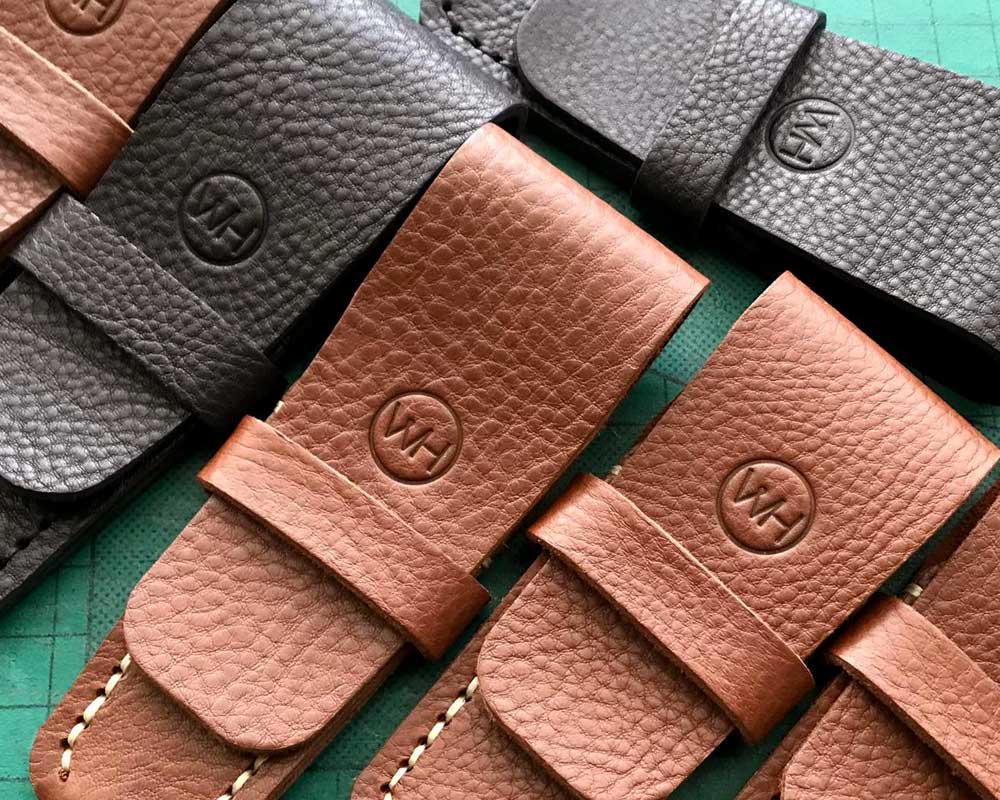 leather razor pouches