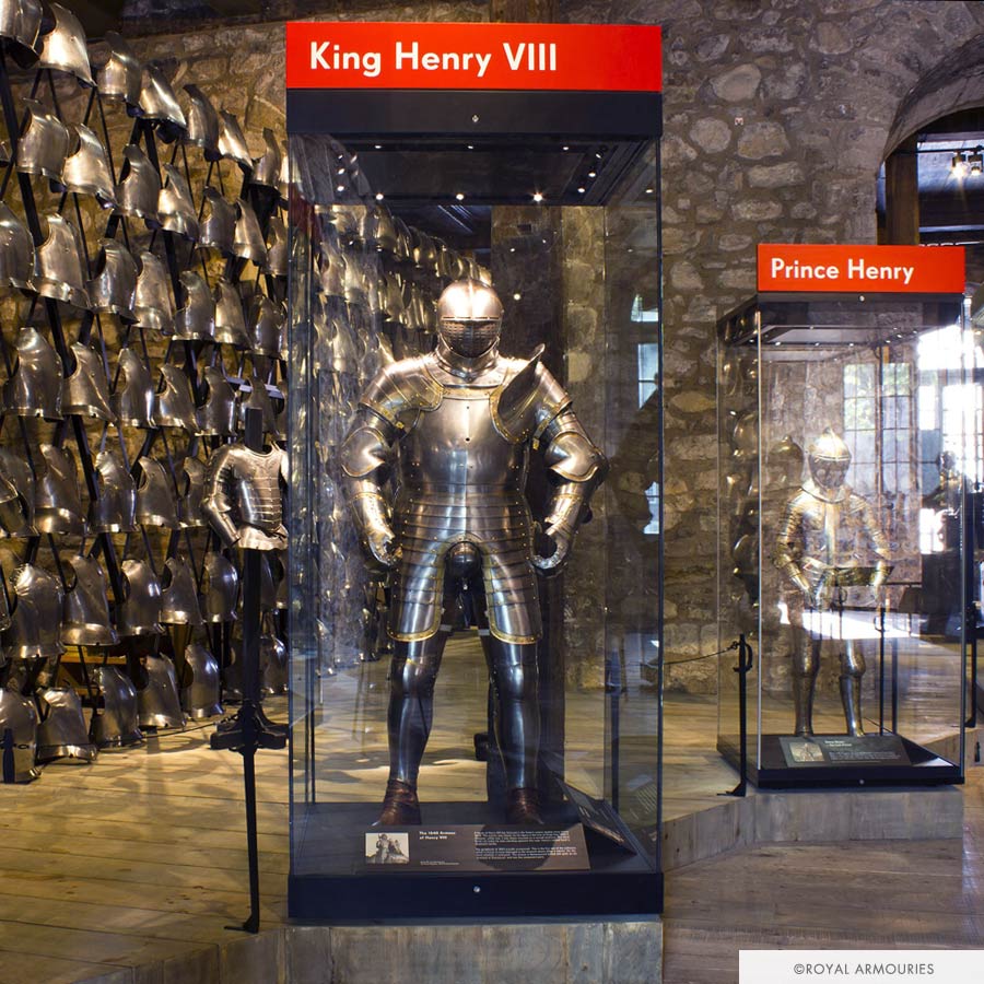 royal armoury in the Tower of London